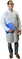 Keystone Hook and Loop Polypropylene Lab Coats