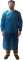 Novus Vinyl Alternative NVA 4 Mil Apron/Gown with Elastic Wrist