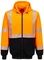 Portwest Hi Vis Contrast Segmented Tape Zipped Hoodie