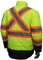 Radians SJ510X-3ZGS Quilted Reversible Hi Vis Jacket with Zip-Off Sleeves X-Back