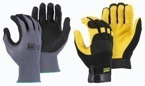 Work gloves by brand